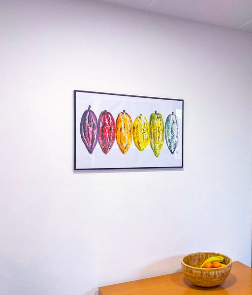 Cacao Rainbow Watercolour Print